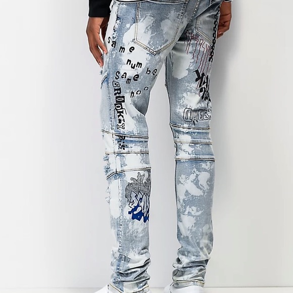 Crysp Montana Scribble Jeans, Light/Pastel Blue. Lightly used. Great condition. - Picture 8 of 11